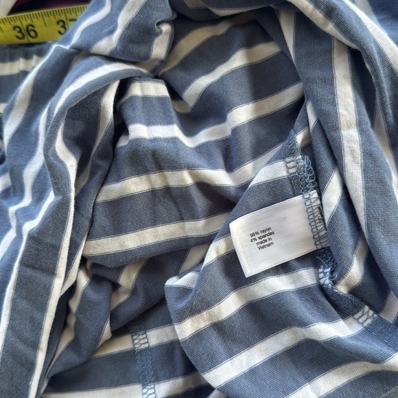 Lane Bryant blouse Striped Off-Shoulder Women's Top 18 20 NEW nautical classic - Picture 4 of 4